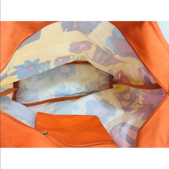 Sun N Sand Large Tote Bag Garden Flower Pot Canvas - Picture 6 of 8